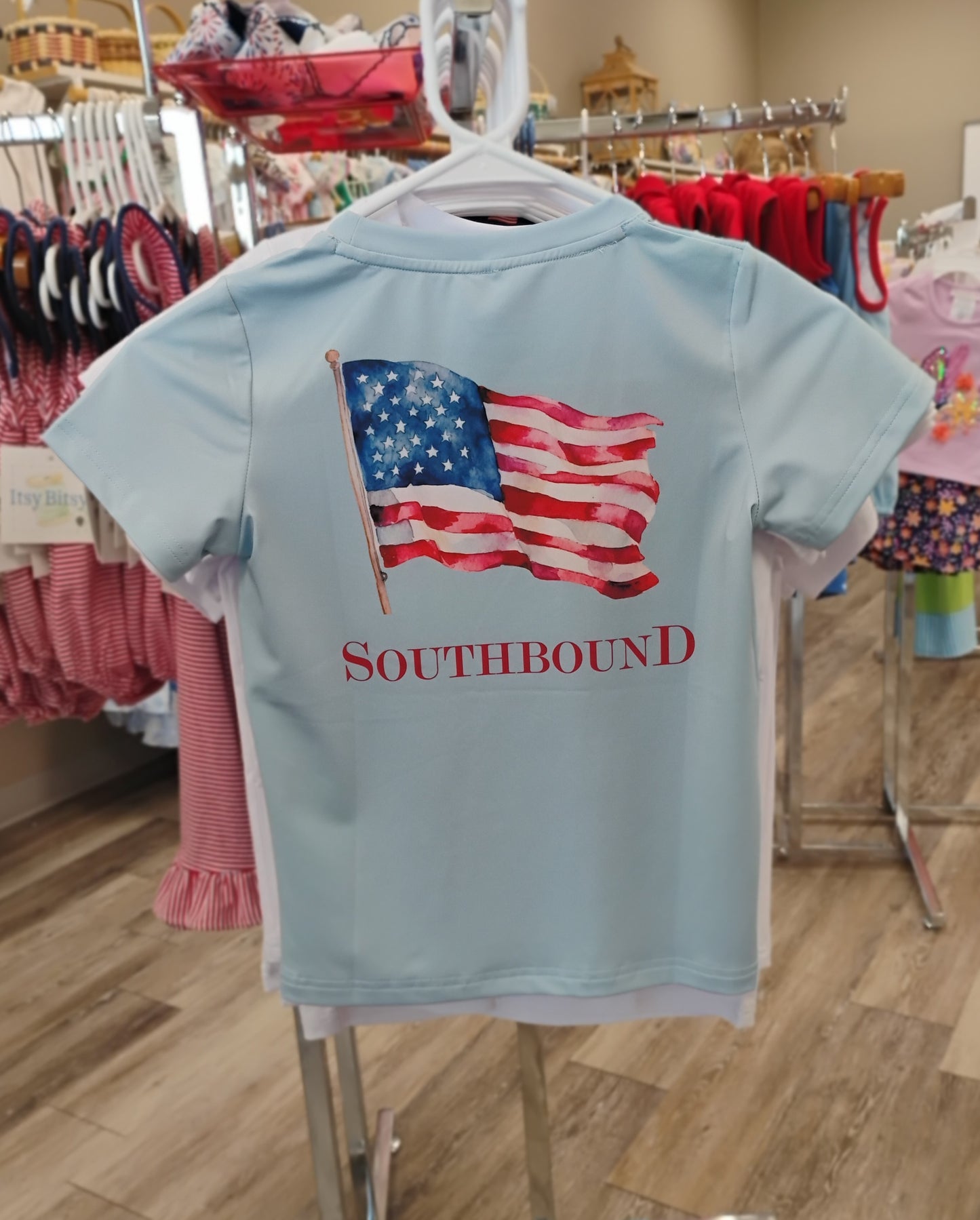 Southbound American Flag Tee