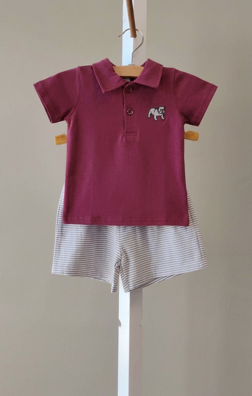 Banana Split Dawgs Boys Short Set