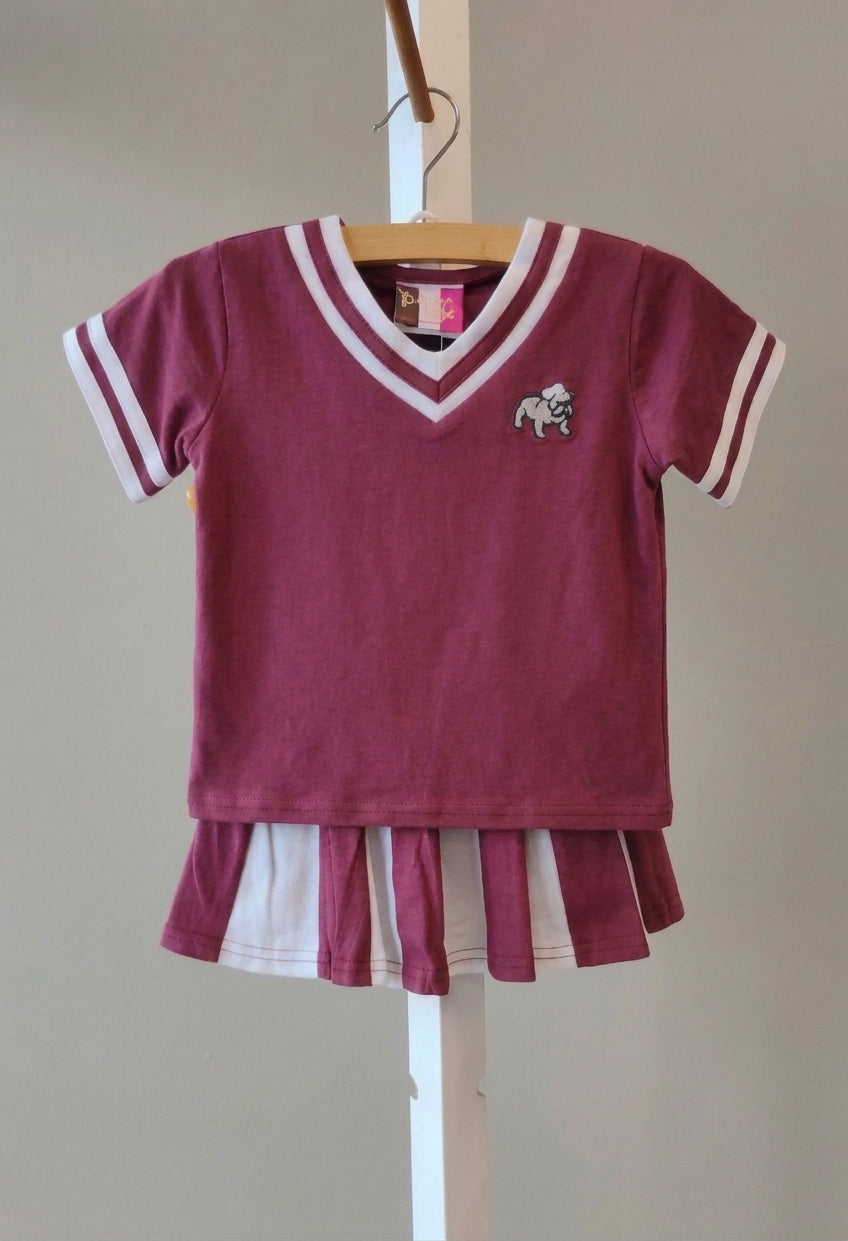 Banana Split Dawgs Pleated Skort Set