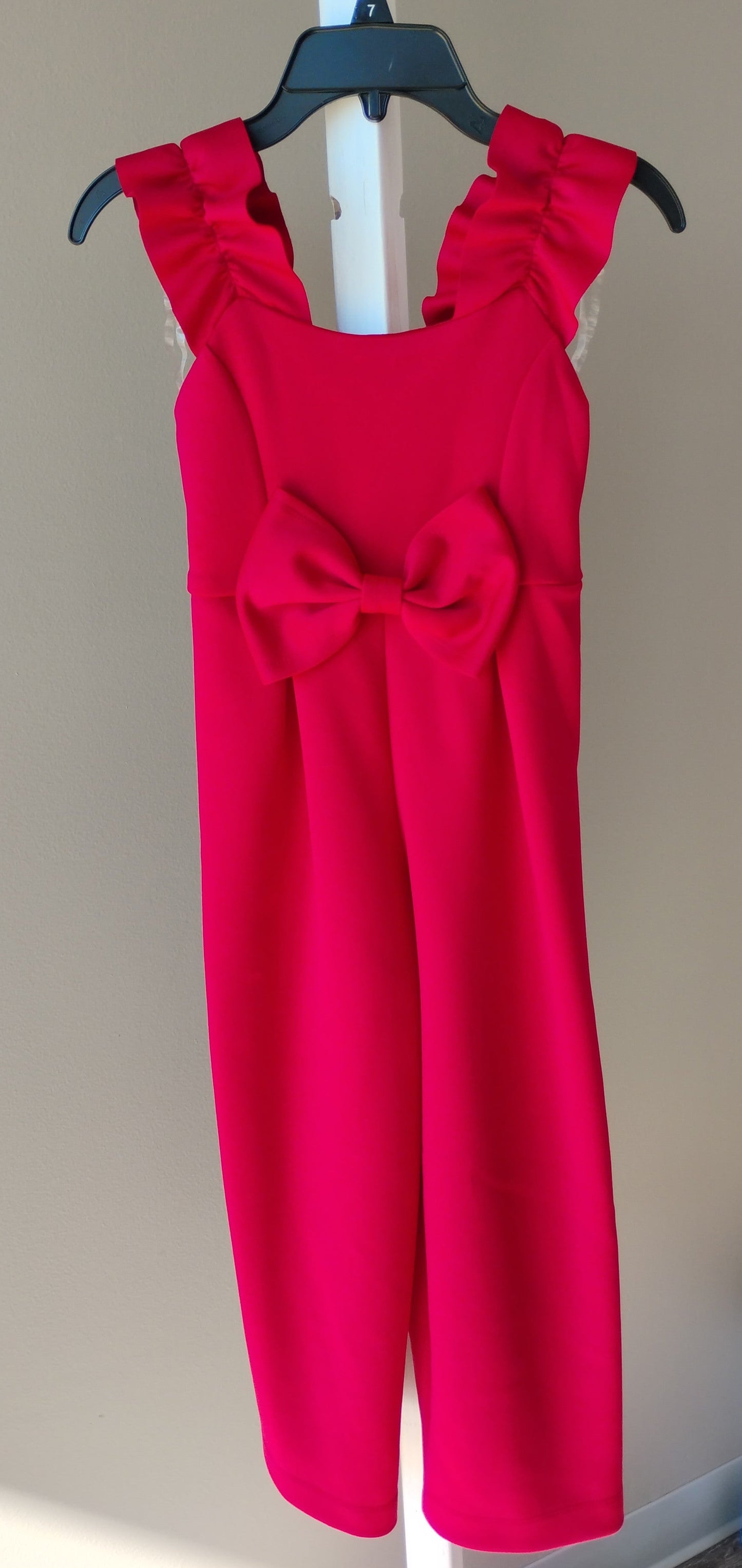 Red Big Bow Jumpsuit