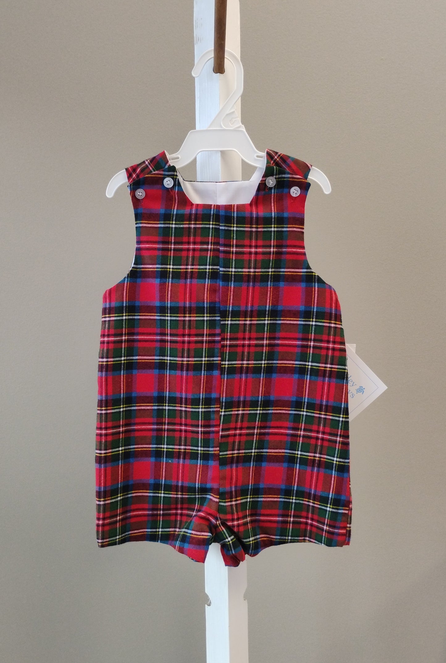 Tartan Wales John John Short Tab (Christmas)