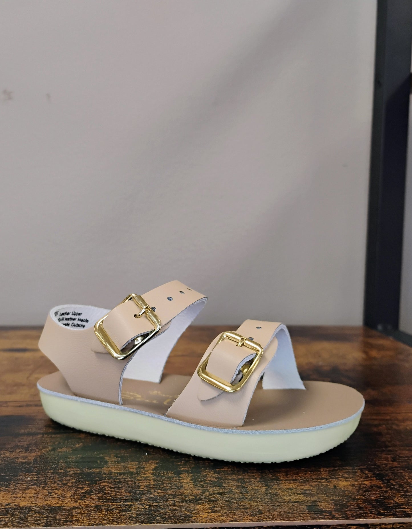 Saltwater Sun-sans See Wee Baby Sandals (Tan, White, Latte)