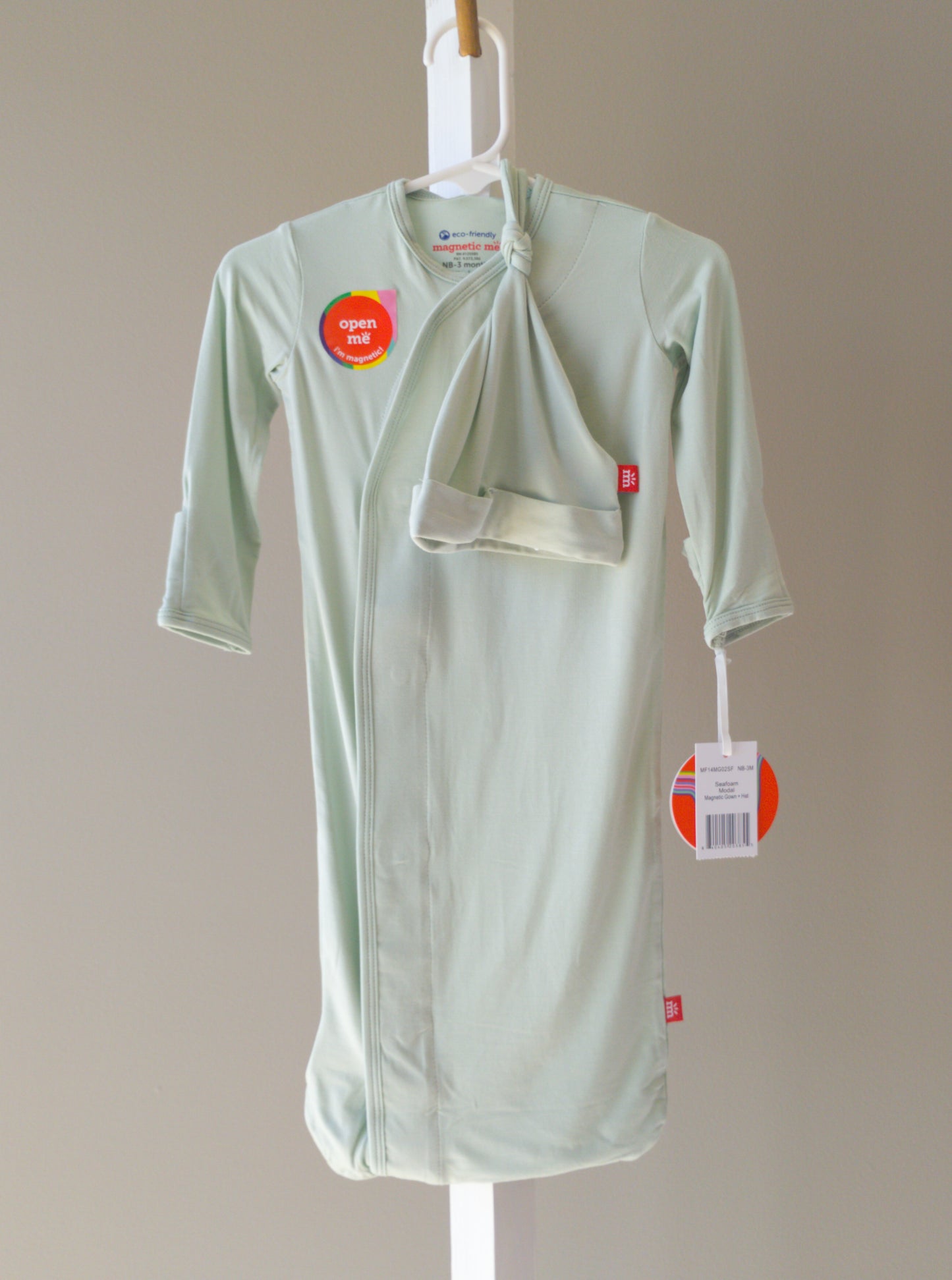 Magnetic Me Gown+Hat Set (Egret, Wind Chime, Seafoam)