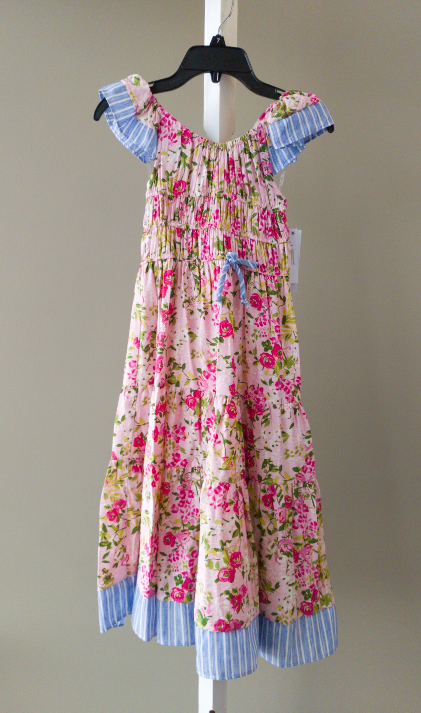 Bonnie Jean Floral Pink Sundress