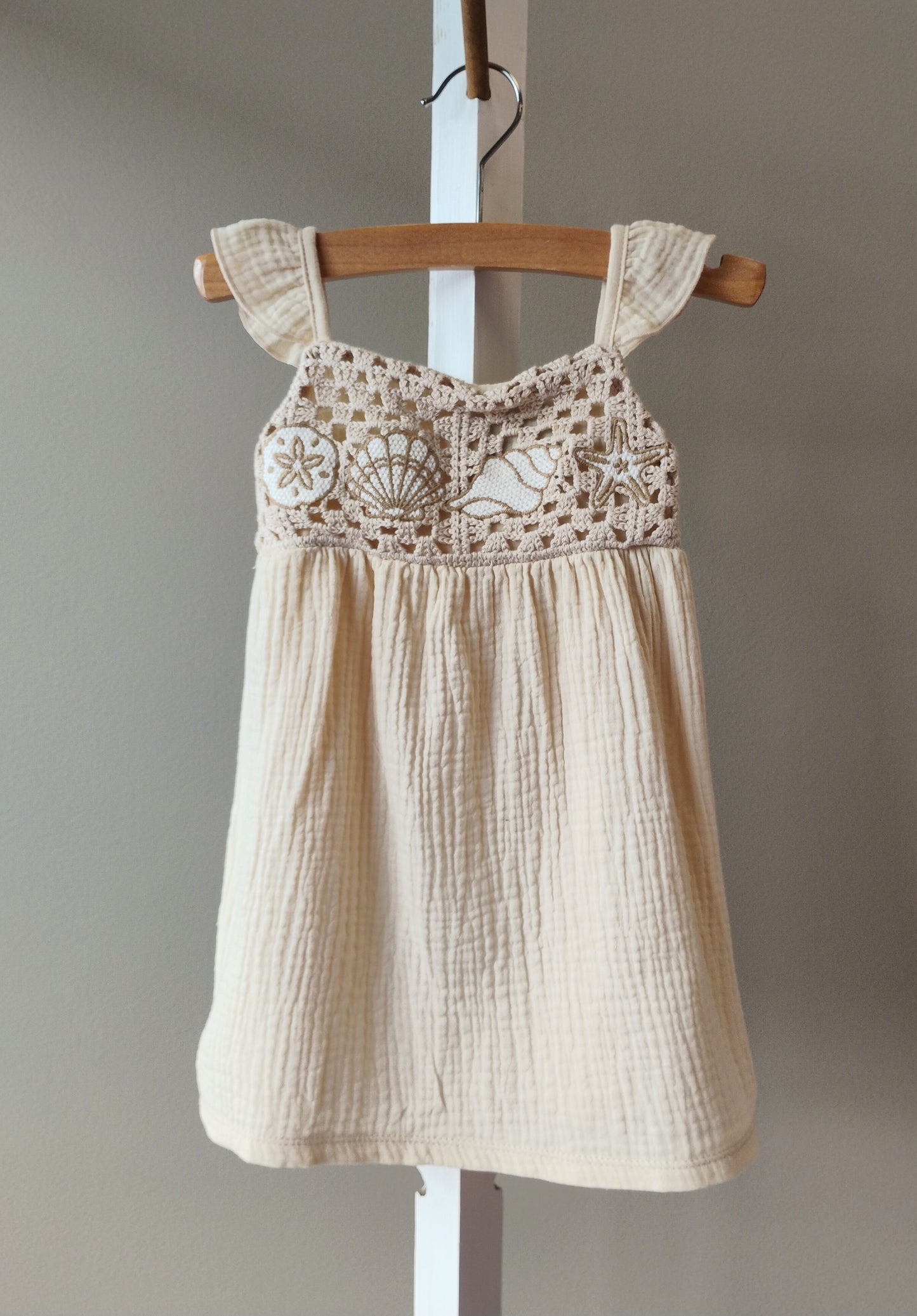 Emma Jean Crocheted Seashell (Bubble or Dress)