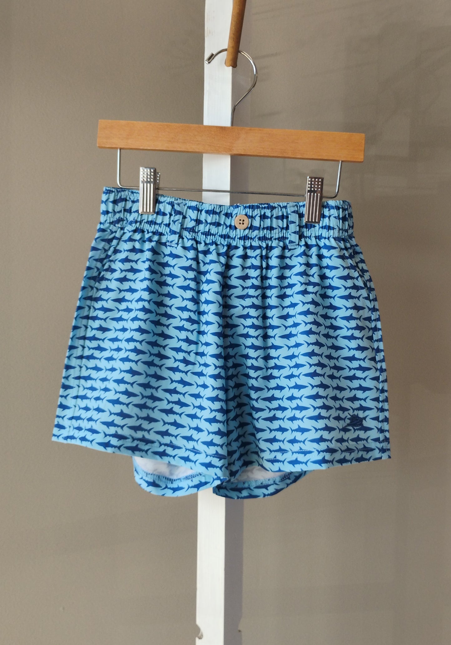 Southbound YOUTH Play Shorts (Green/Gray Camo, Blue Shark, Blue Fish)