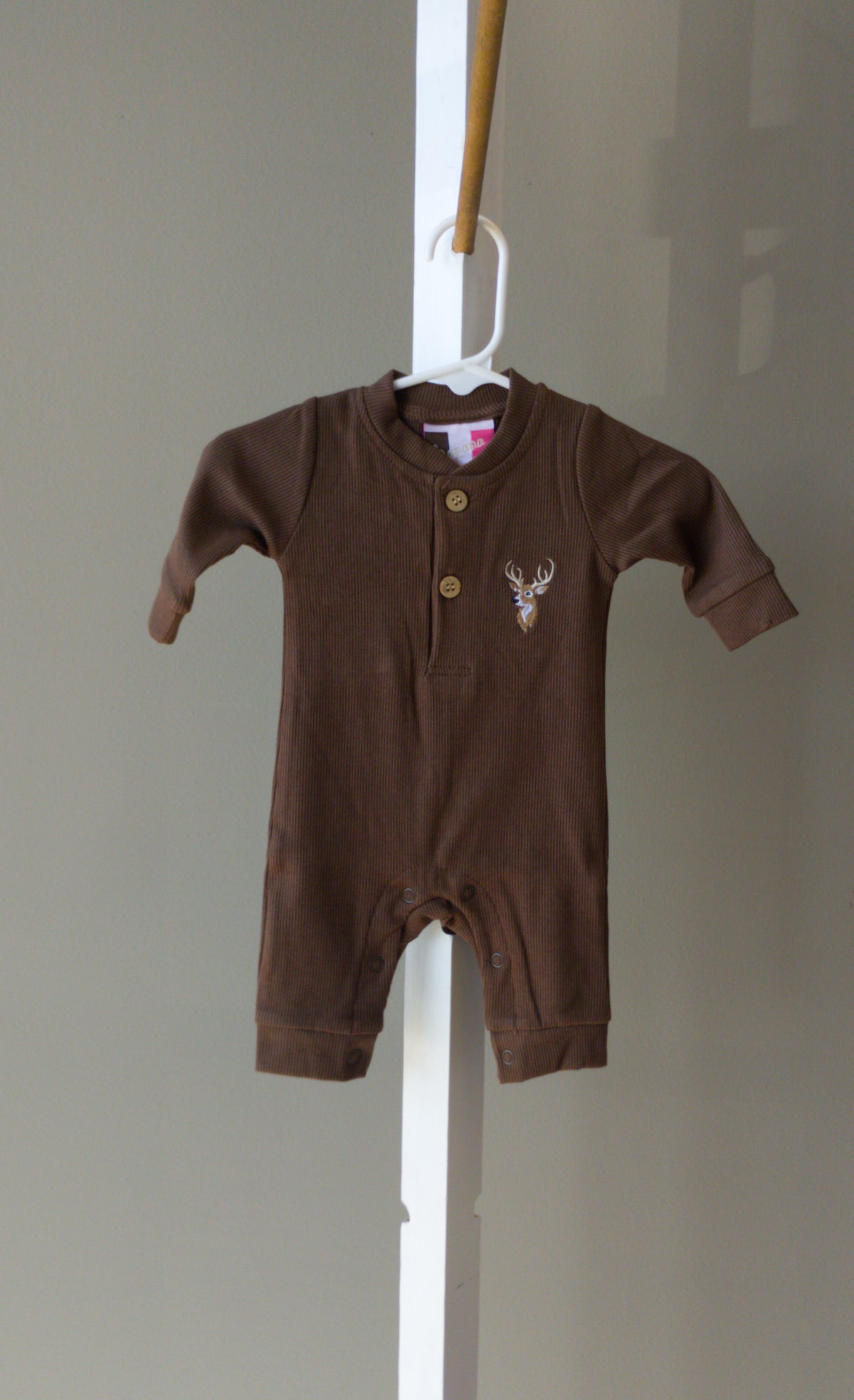 Banana Split Deer Boys Romper