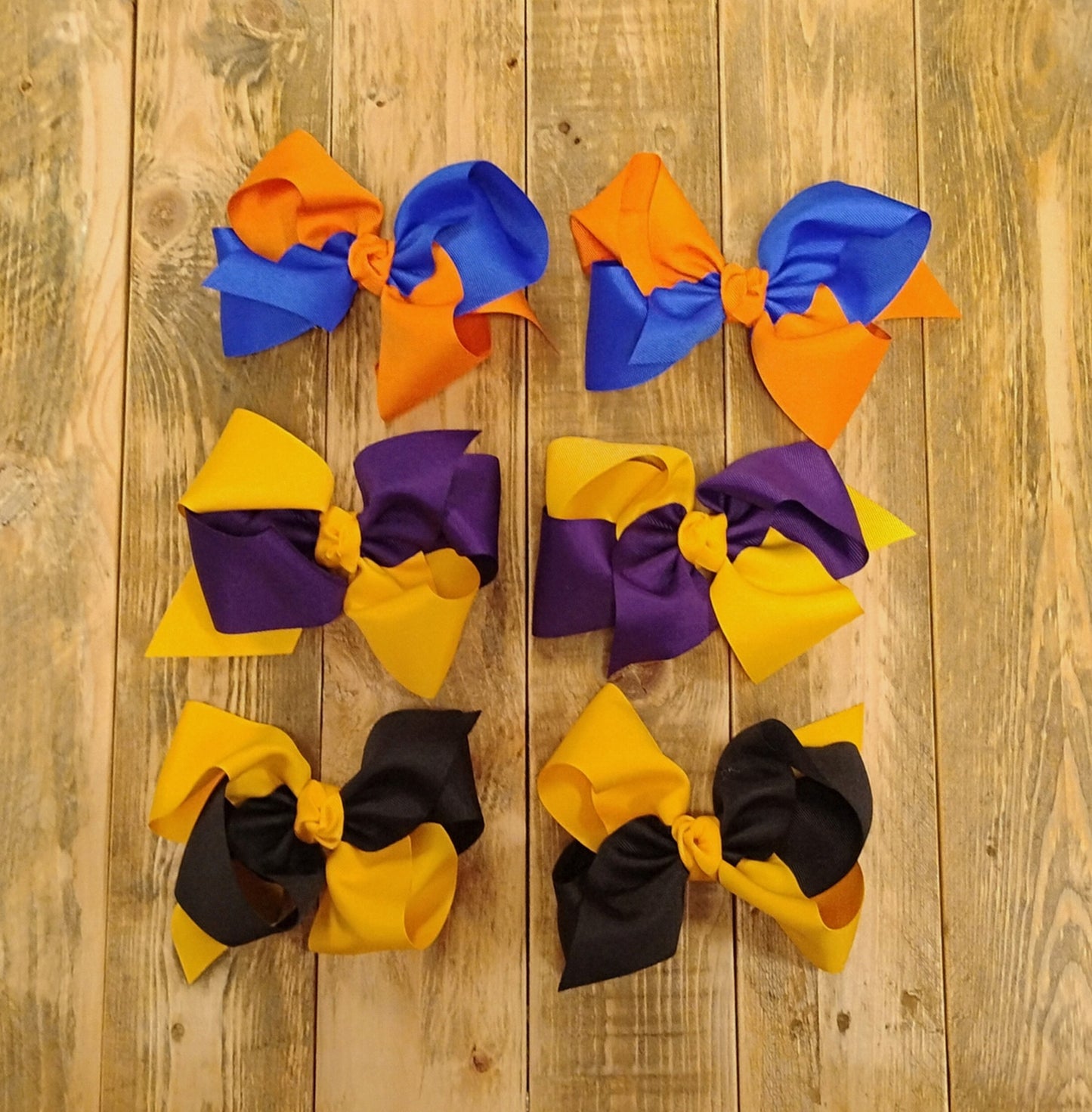 5.5" Crisscross Orange/Blue, Yellow/Purple, Black/Yellow