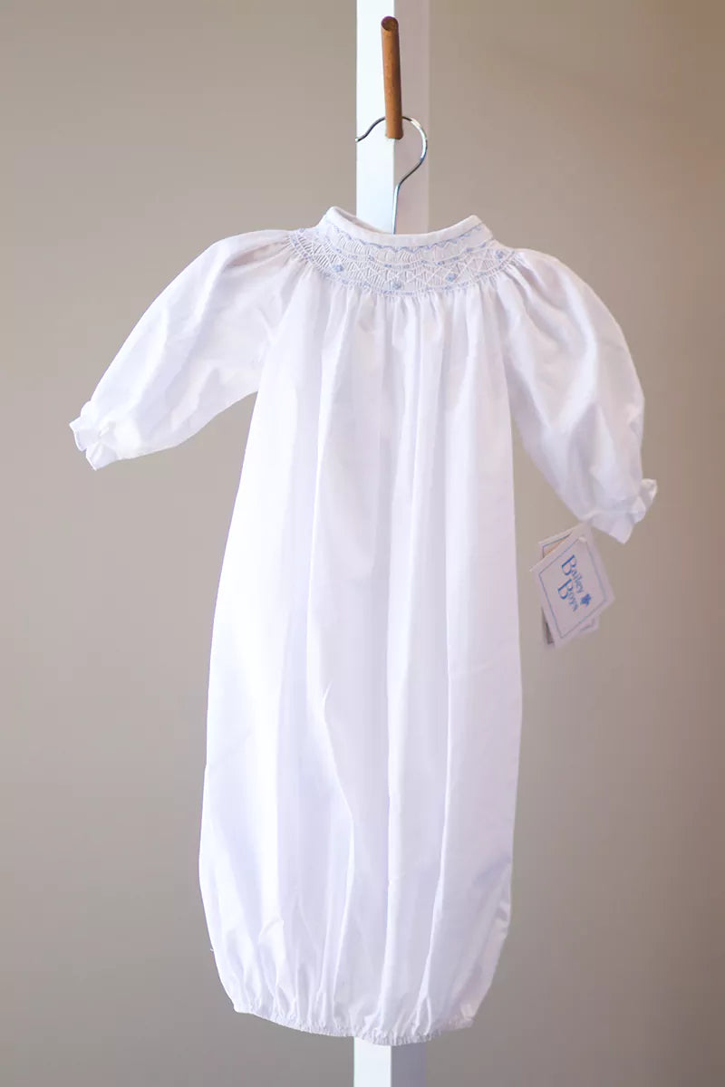 Bailey Boys White Geometric Sac Blue