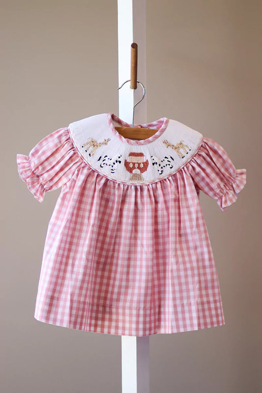 Banana Split Noah Ark Smocked Bishop