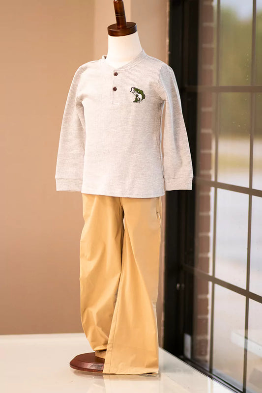 Boy Henley Shirt Bass