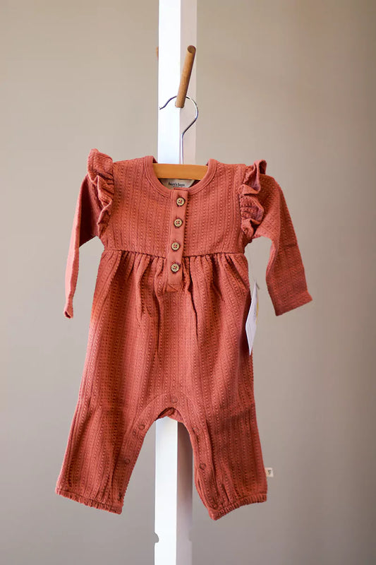 Burt Bee’s Baby Dotted Rib Infant Jumpsuit