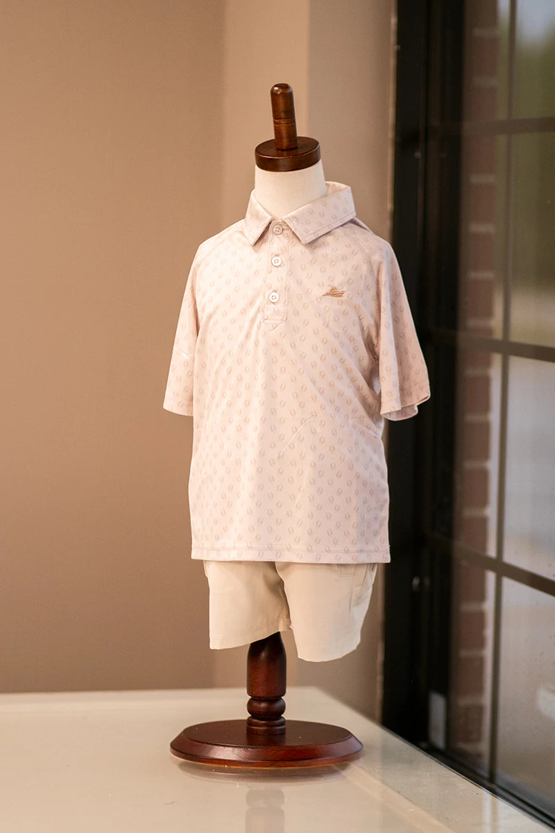 Southbound Deer Paw Print Polo