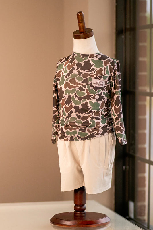 Fieldstone Dry Fit Pocketed Long Sleeve Camo Shirt