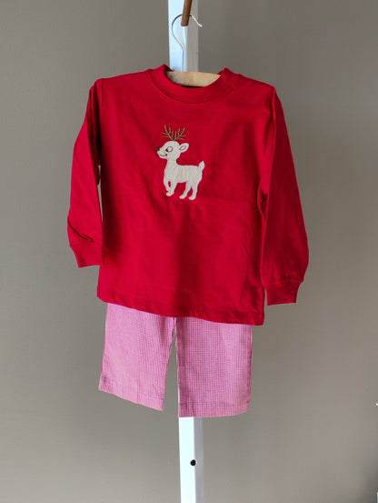 Christmas Reindeer Games Boys Pant Set