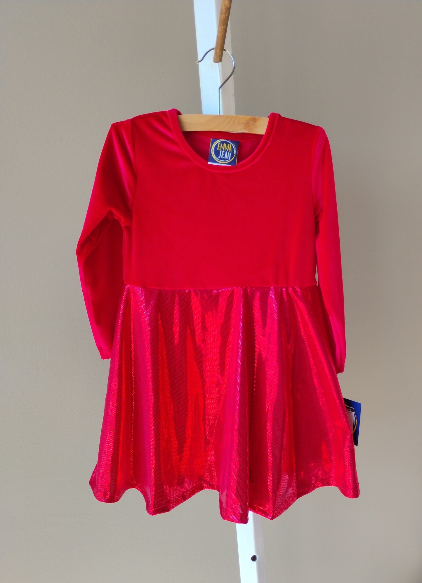 Marissa L/S Dress Red (Christmas)