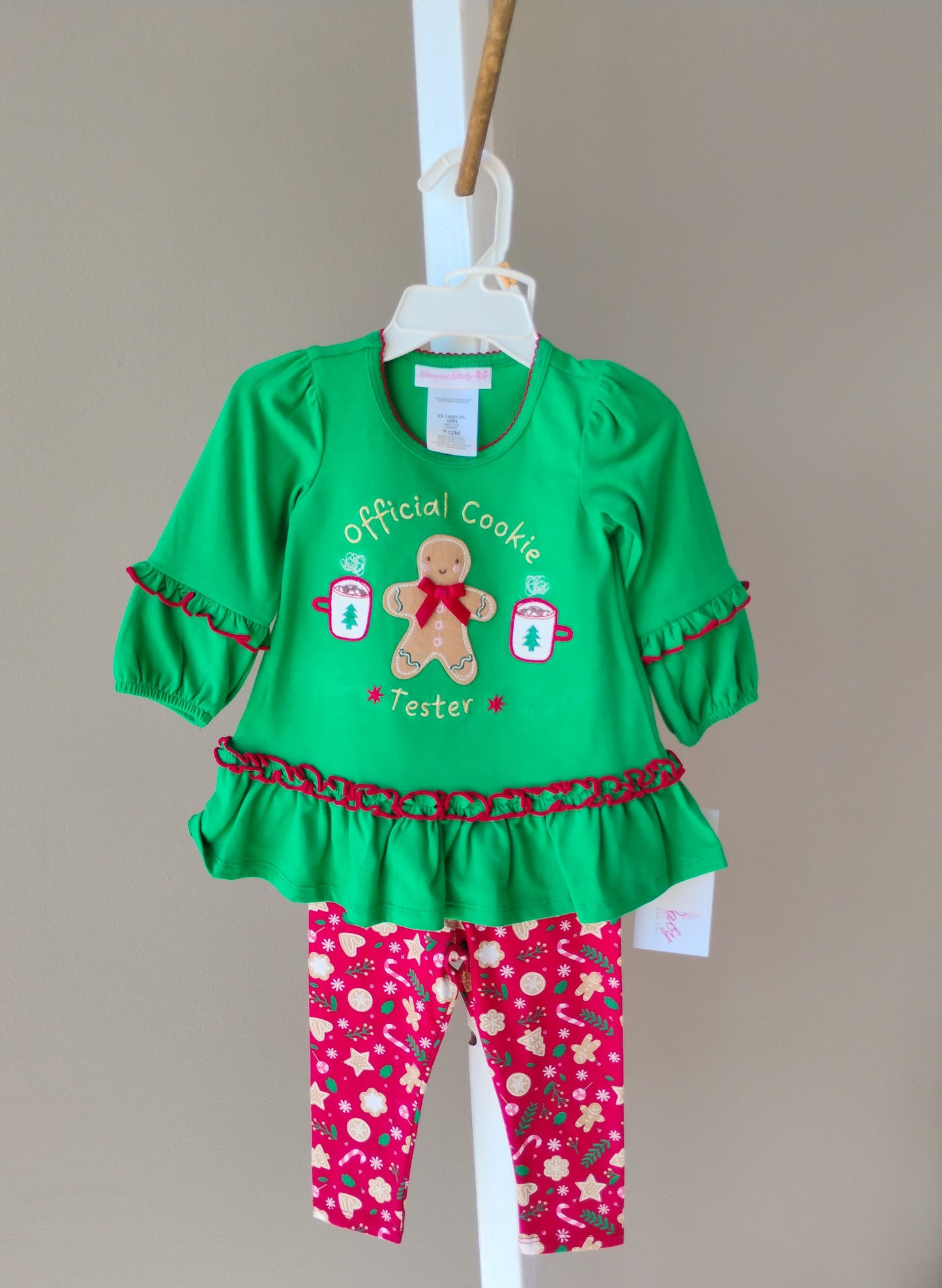 Christmas Gingerbread Tunic Pant Set