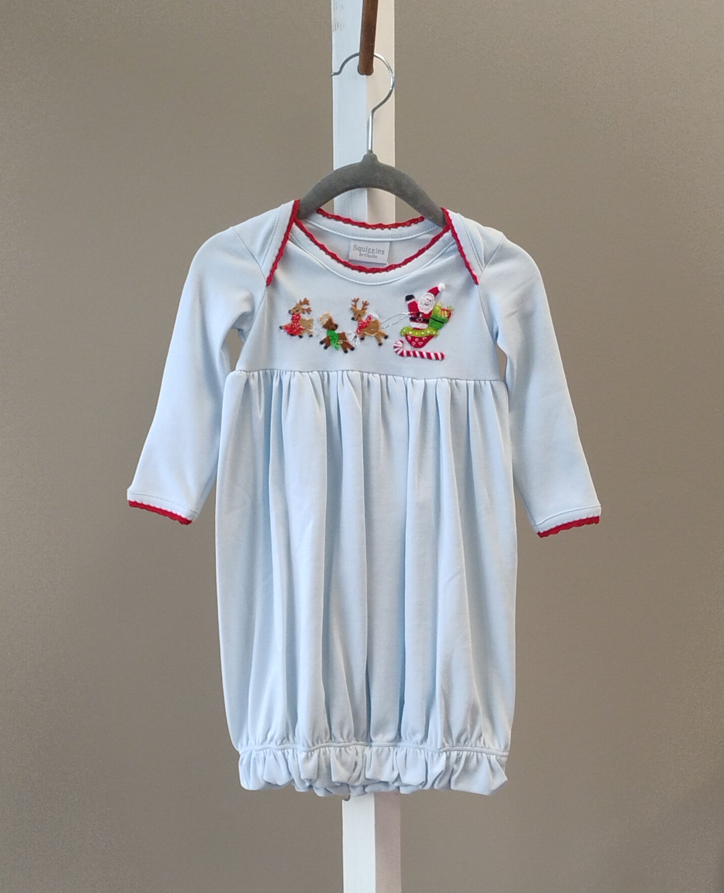 Sleigh/Reindeer Christmas Gown