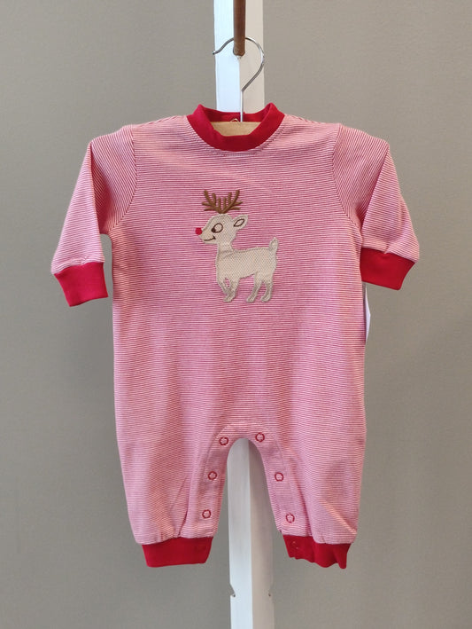 Reindeer Game Knit Romper