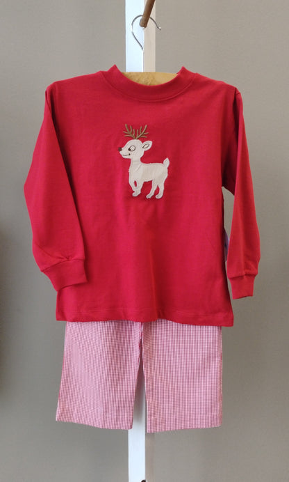Christmas Reindeer Games Boys Pant Set