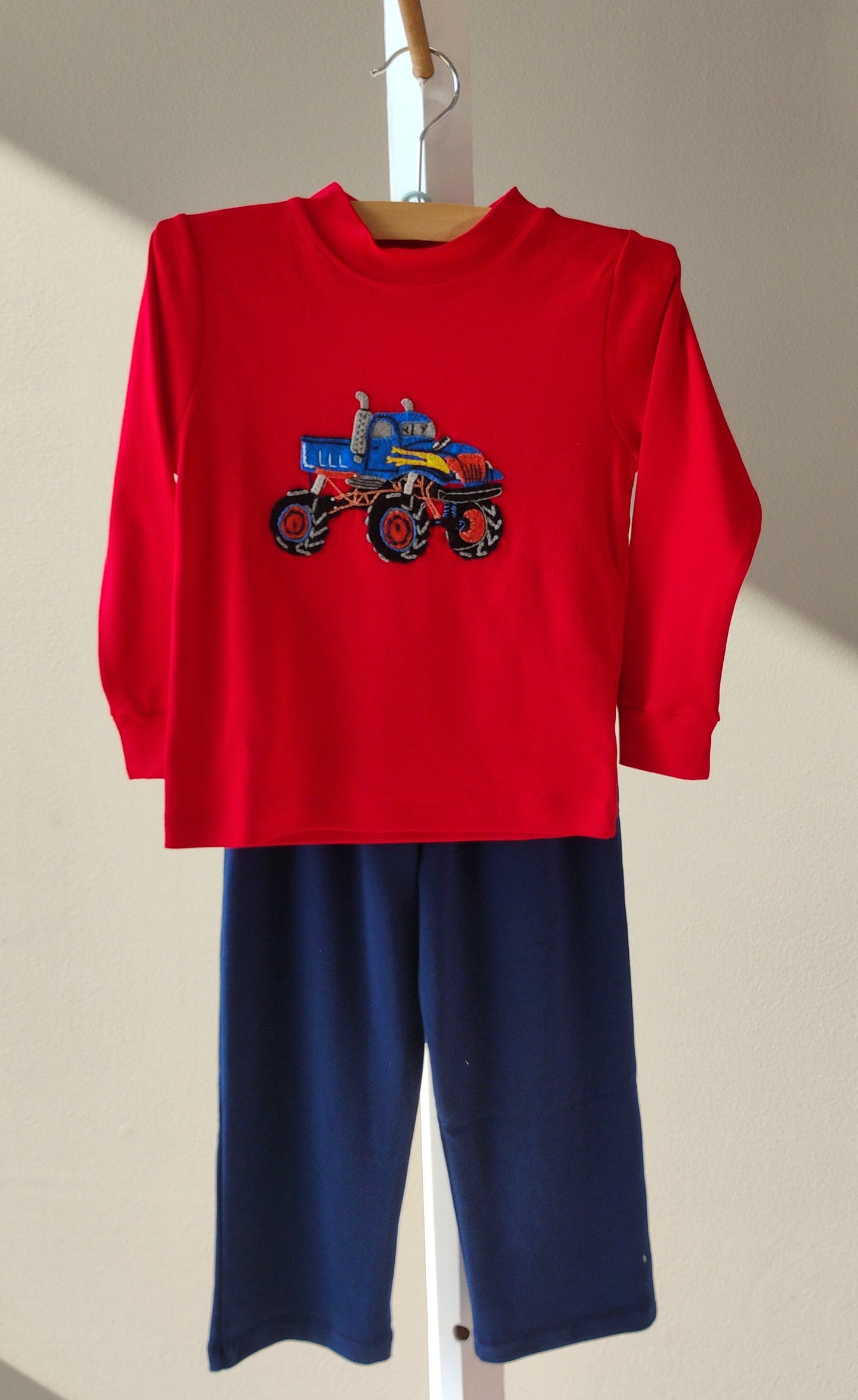 Squiggles Monster Truck Pant Set