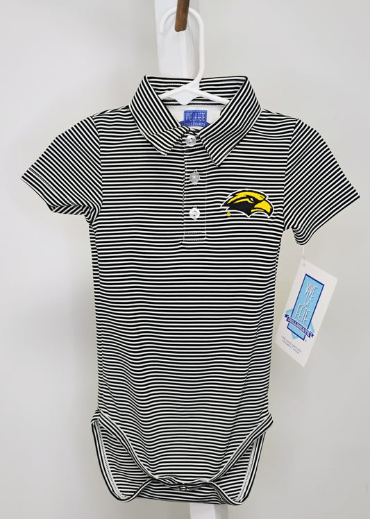 Striped Polo USM College Bubble