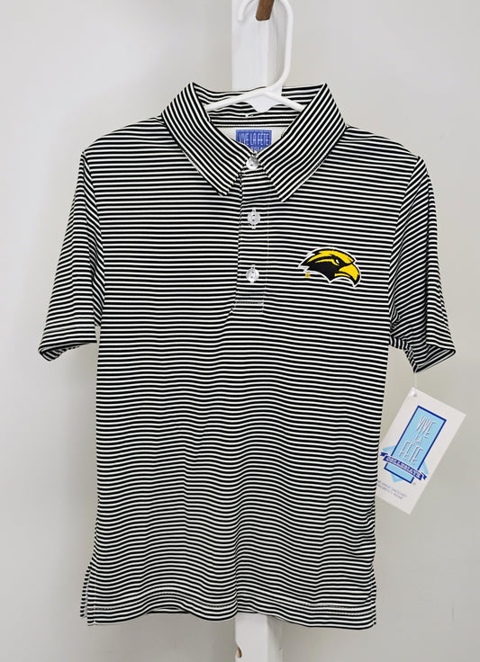 Striped Polo USM College Shirt
