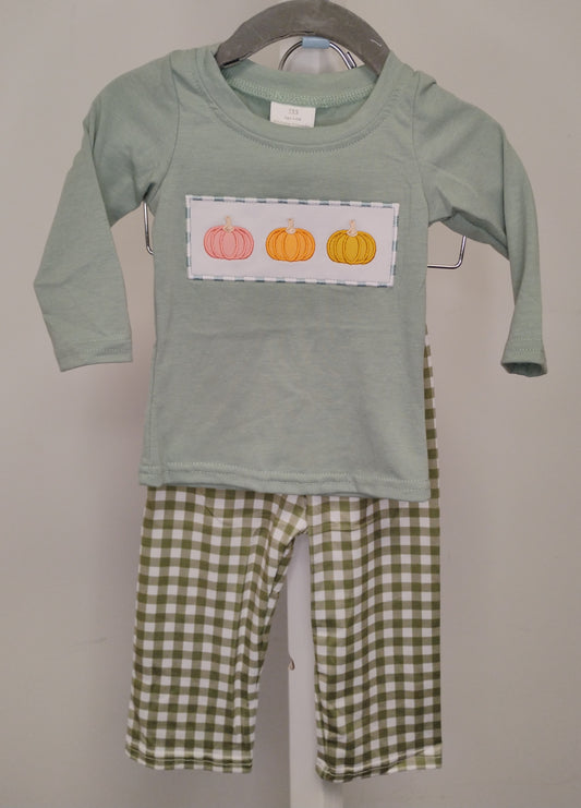 Boys Pumpkin Pant Set