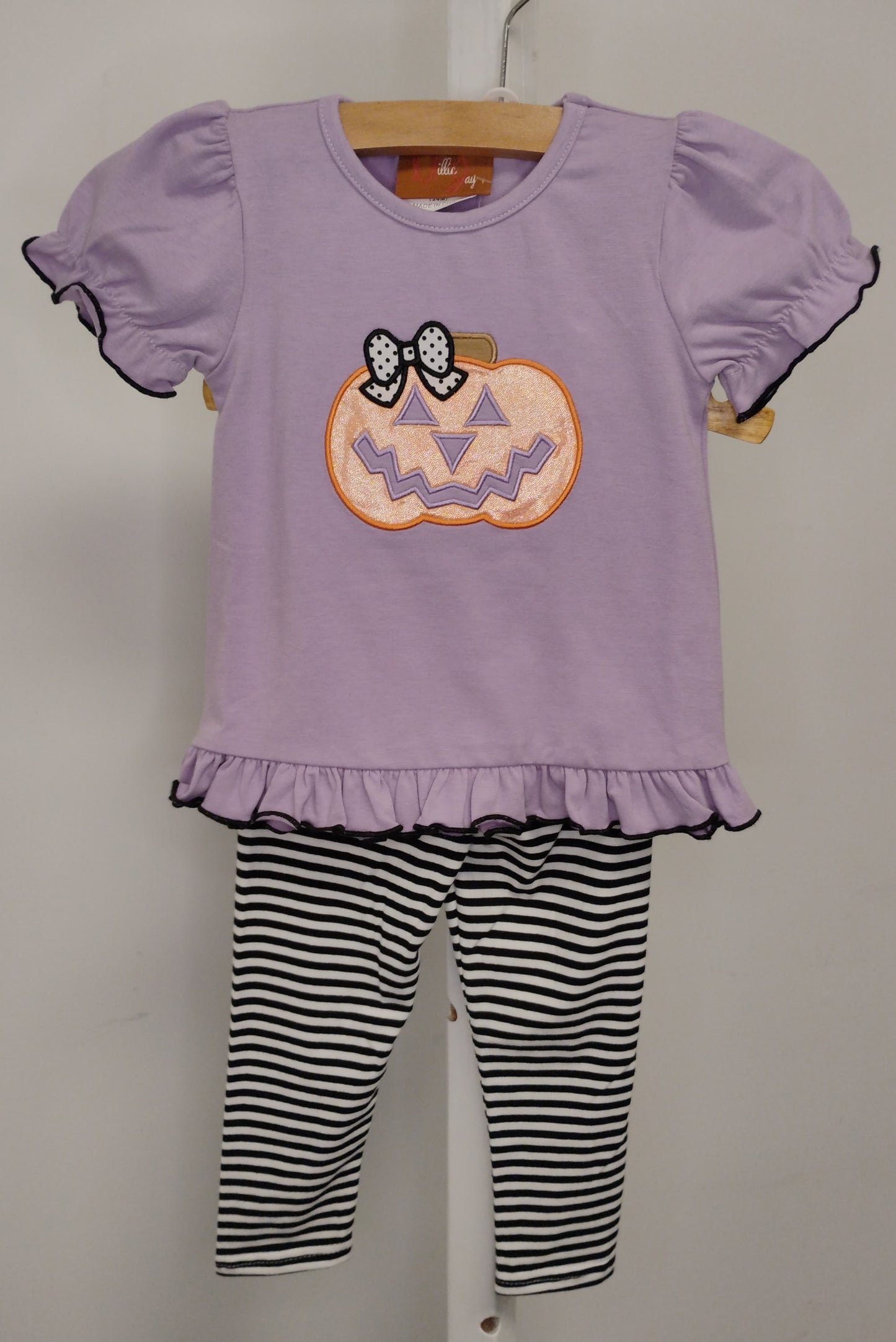 Pumpkin Jack-O-Lantern Legging set