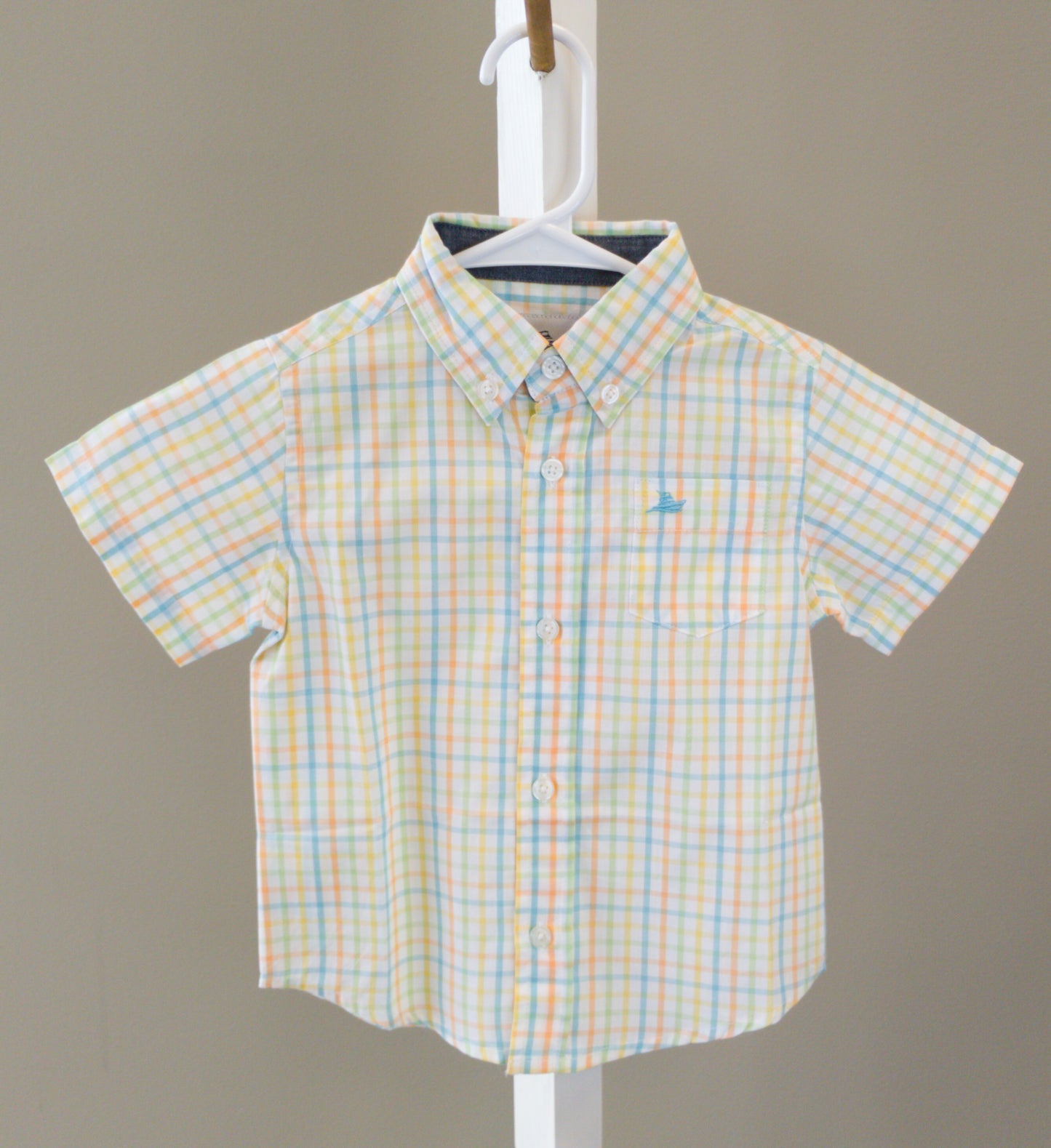 Petit Four/Golden/Reed/Peach S/S Dress Shirt