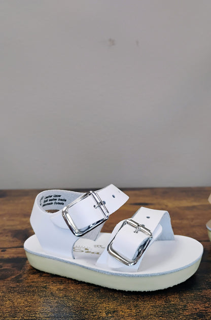 Saltwater Sun-sans See Wee Baby Sandals (Tan, White, Latte)