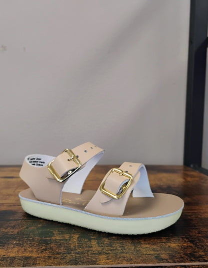 Saltwater Sun-sans See Wee Baby Sandals (Tan, White, Latte)