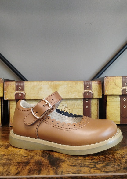 Footmates Allie (Chestnut, White, Navy)