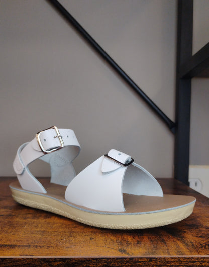 Saltwater Sun-San Surfer Sandal (Latte, Tan, White)