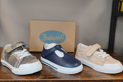 Footmates Child Shoes (Jordan Camo, Drew Navy, Jordan Stone)