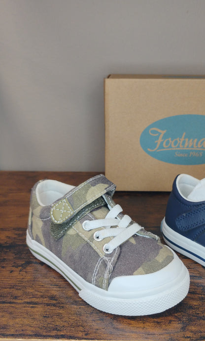 Footmates Child Shoes (Jordan Camo, Drew Navy, Jordan Stone)