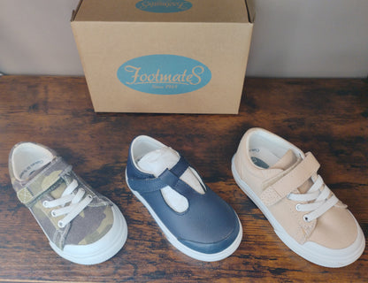 Footmates Child Shoes (Jordan Camo, Drew Navy, Jordan Stone)