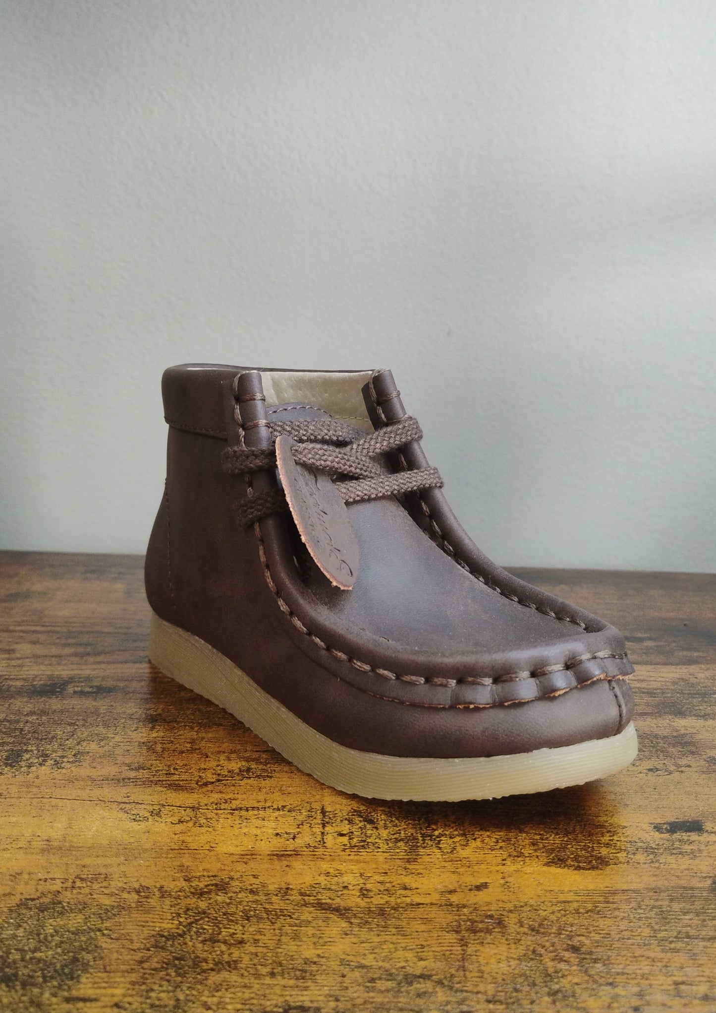 Footmates Walley Boy Shoes (Brown Oiled, Dirty Buck)