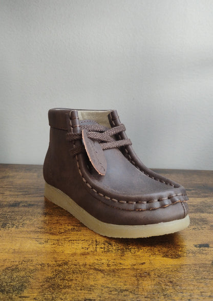 Footmates Walley Boy Shoes (Brown Oiled, Dirty Buck)