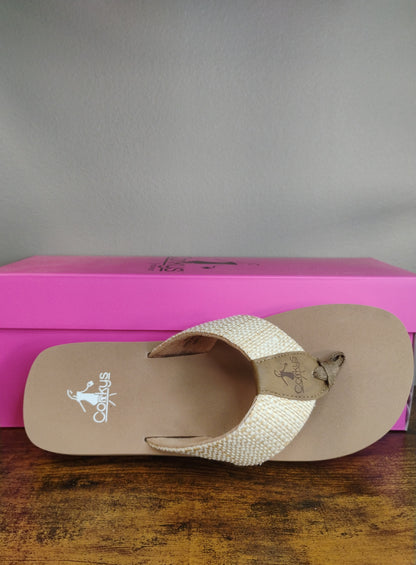 Corky's Summer Break Women Shoe (Raffia, Black)