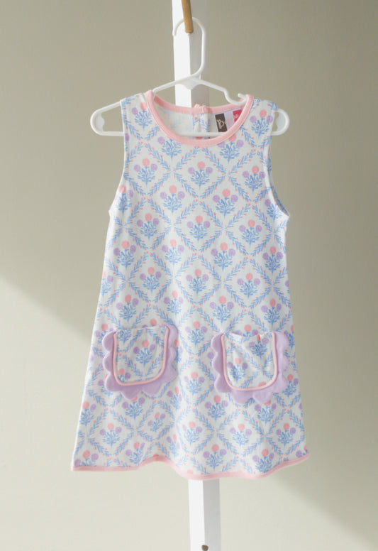 Banana Split Garden Rosette A-Line Dress