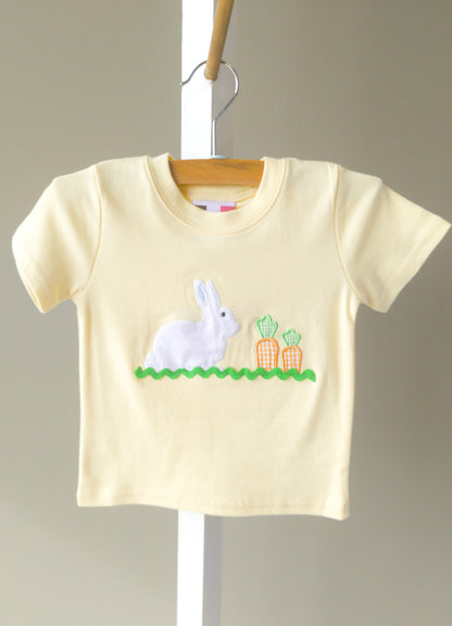 Banana Split Bunny Hop Applique Boy Short Set