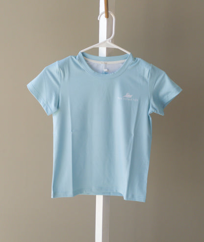 SouthBound Logo Tee- (Procelain Blue, Grey)