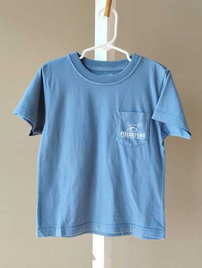 Fieldstone Youth River Spaniel Anchor Slate Tee