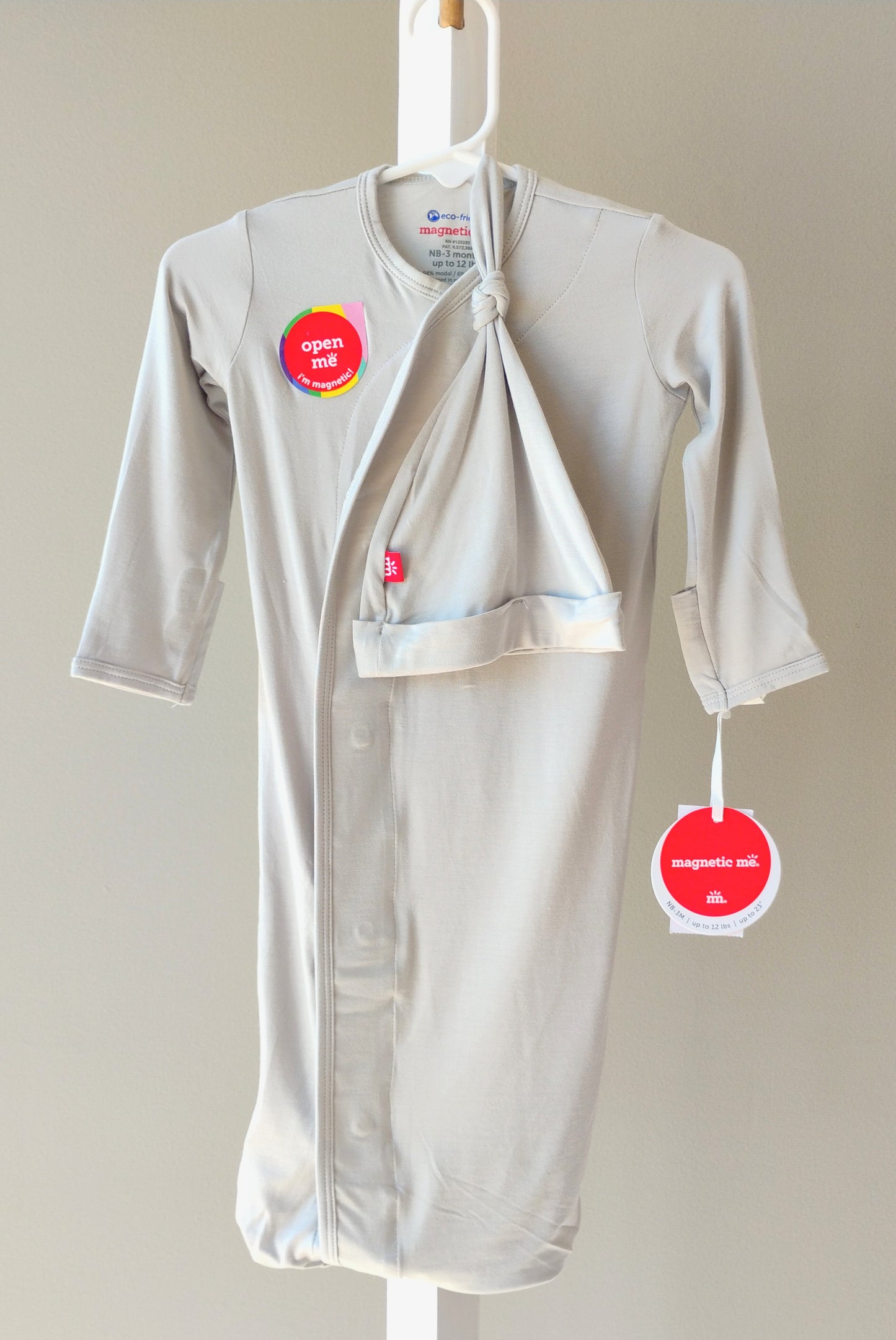 Magnetic Me Gown+Hat Set (Egret, Wind Chime, Seafoam)