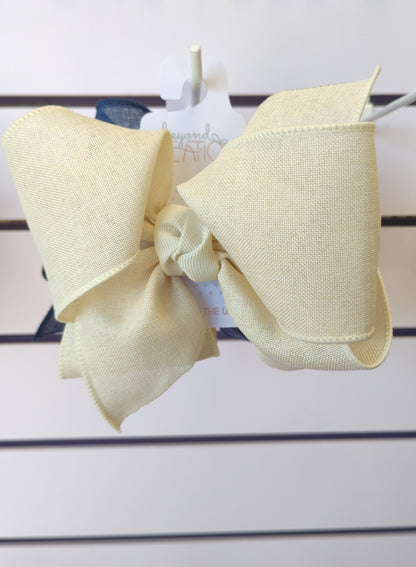 Linen Bows (4"-5.5")