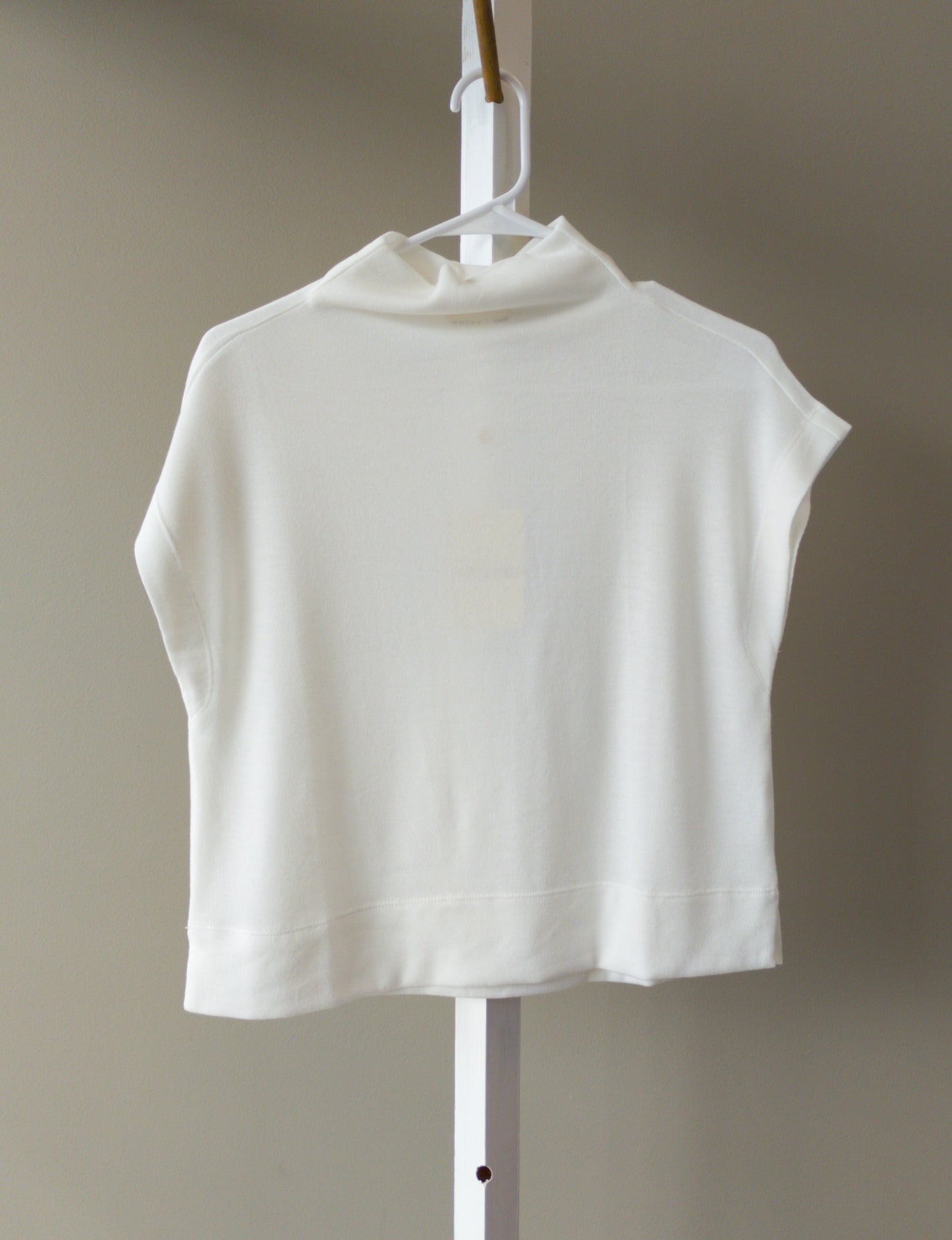 Entro Women Mock Neck Sleeveless Top (Off White, Oatmeal, Mint)