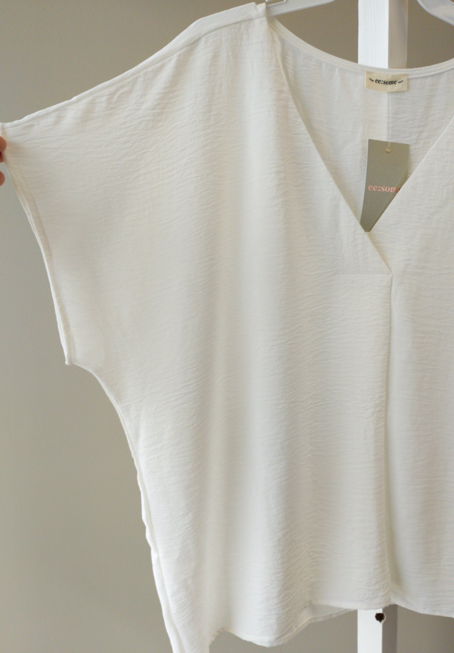 ee:some Women Breezy Short Sleeve Blouse