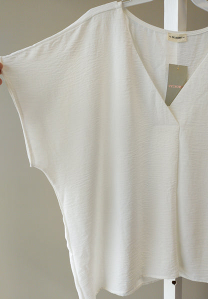 ee:some Women Breezy Short Sleeve Blouse