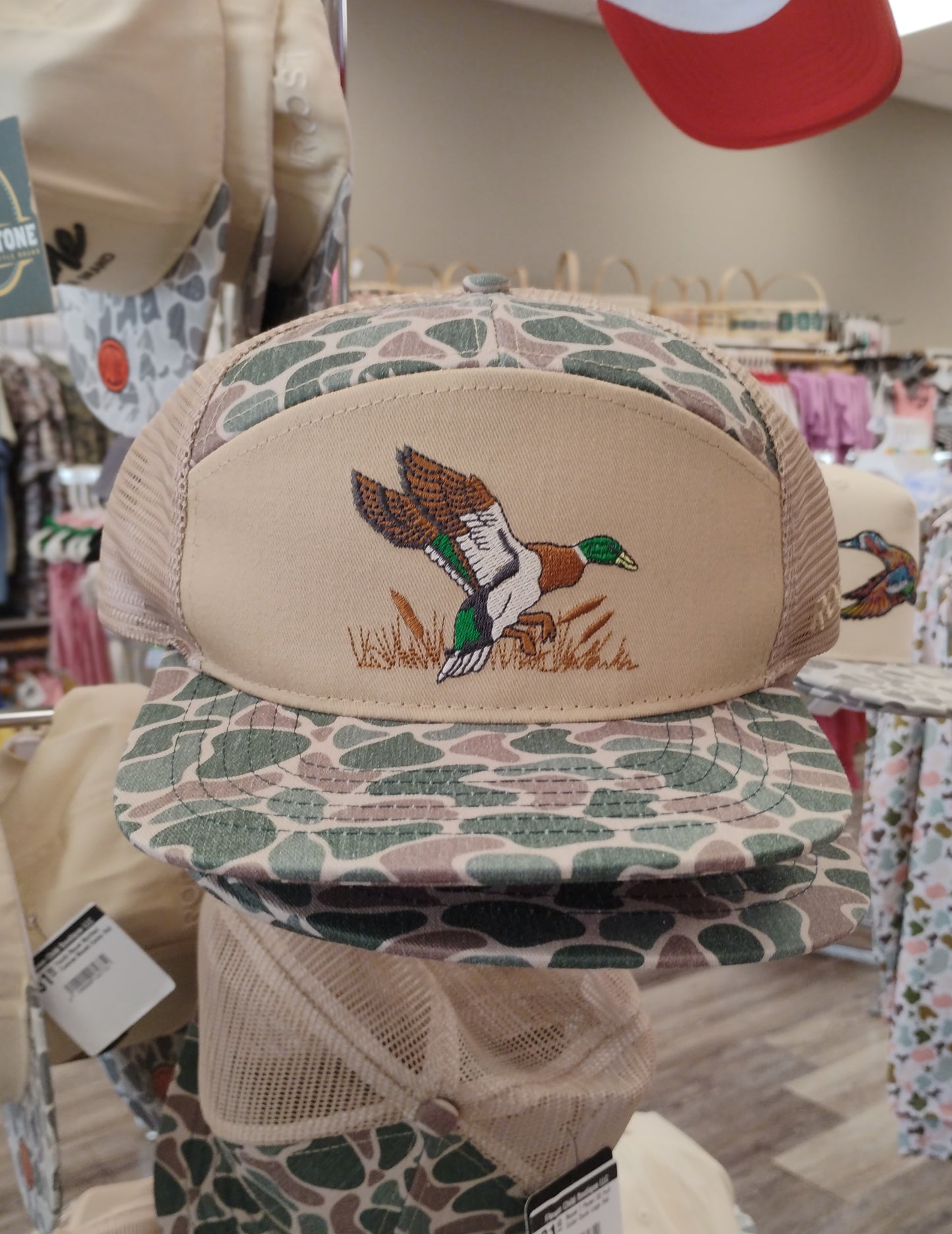 Feildstone Youth Roost 7 Panel 3D Puff Full Color Duck Hat